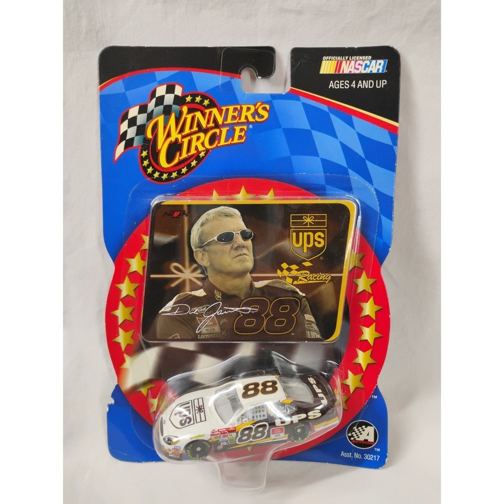 Winner's Circle Nascar Toy Race Car #88 Dale Jarrett UPS 1:64 Sticker 2002‎